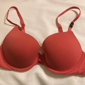 NWT Victoria’s Secret perfect shape bra. Size 34B. Darker coral color